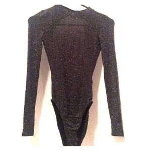 Sparkly Long-sleeved Body Suit